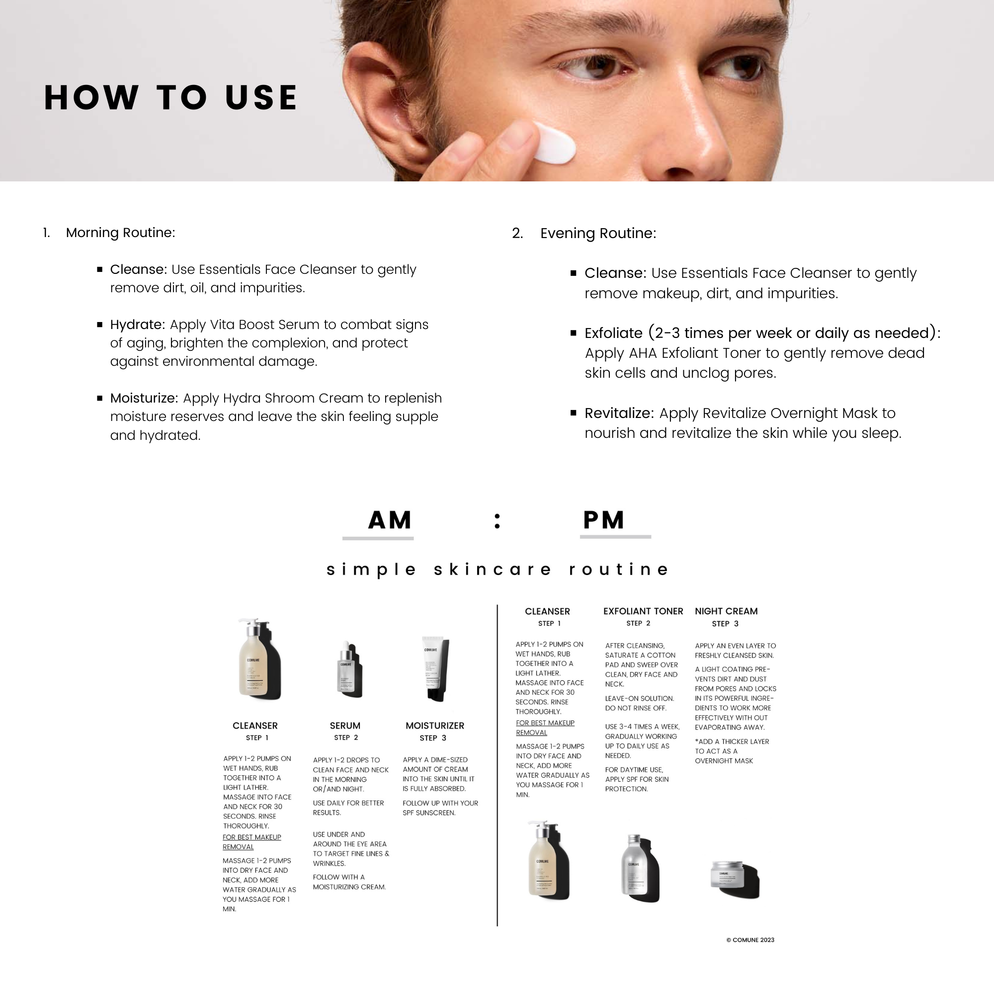 COMUNE - Wholesale Facial Care Set/Kit - COMUNE Essentials Collection Kit3