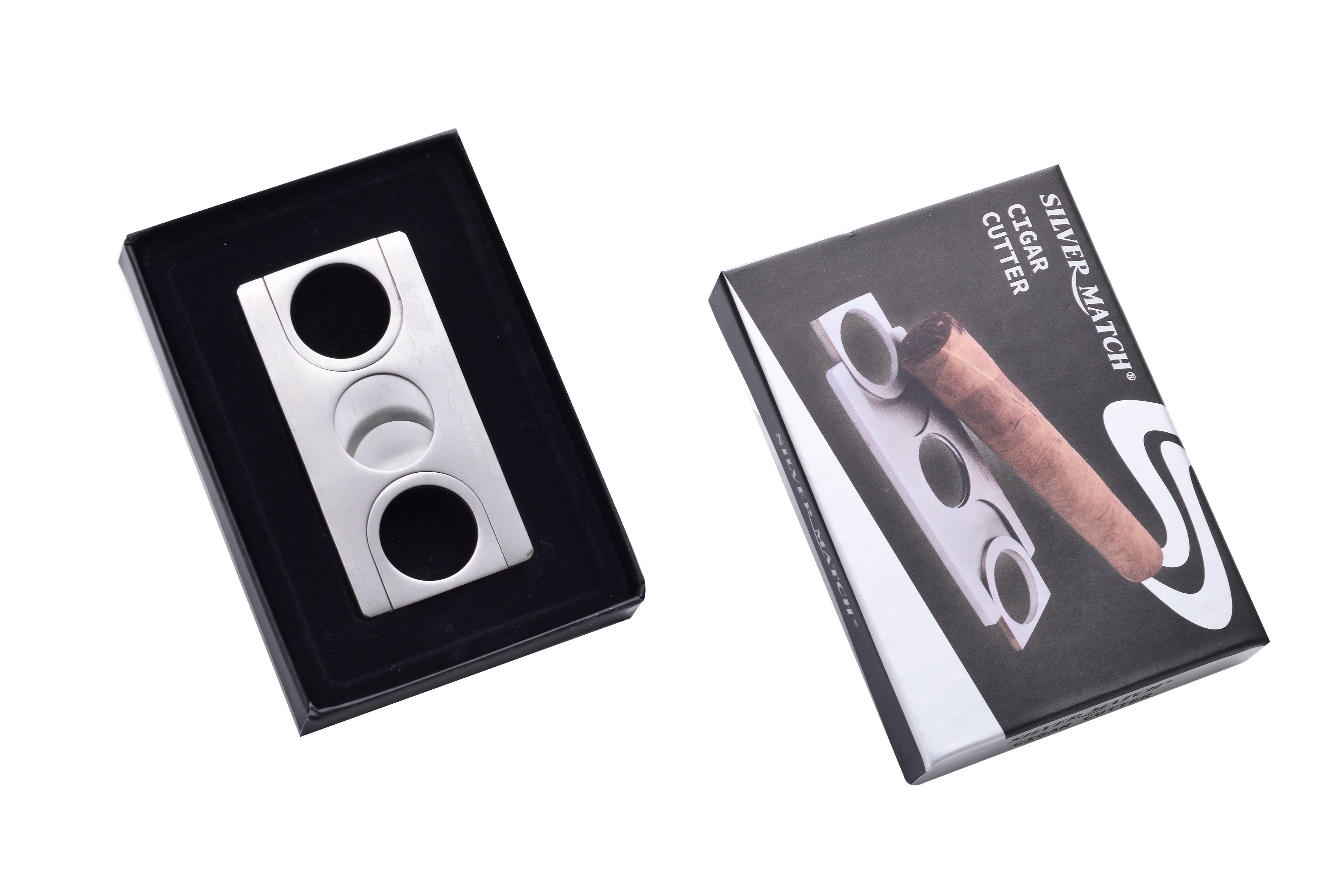 Champ by Polyflame - Wholesale Humidor/Cigar Accessory - Rectangular double guillotine cigar cutter, double stainless steel blade. Any cigar size3