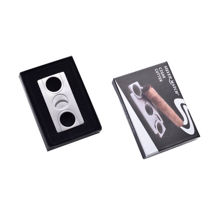 Champ by Polyflame - Wholesale Humidor/Cigar Accessory - Rectangular double guillotine cigar cutter, double stainless steel blade. Any cigar size3