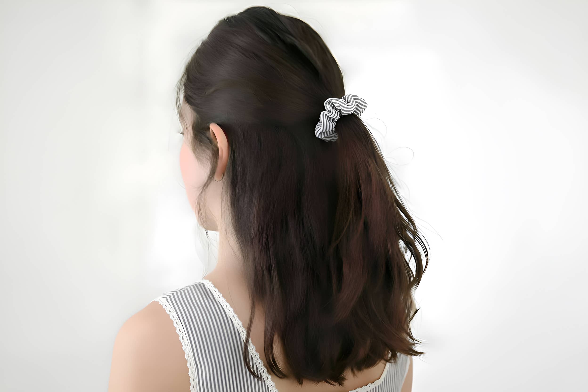 Me+Lia - Wholesale Scrunchie - Women's - Scrunchies - Pinstripe print3