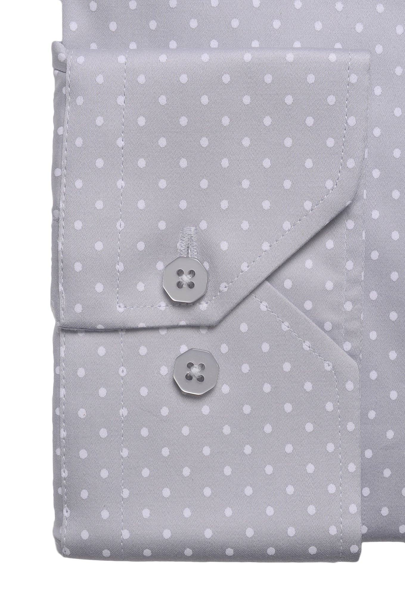 Virgoan Wish LLC - Wholesale Button Down Shirt - Men's - Da Vinci Blue Collar | Pin Collar Polkadot shirt9