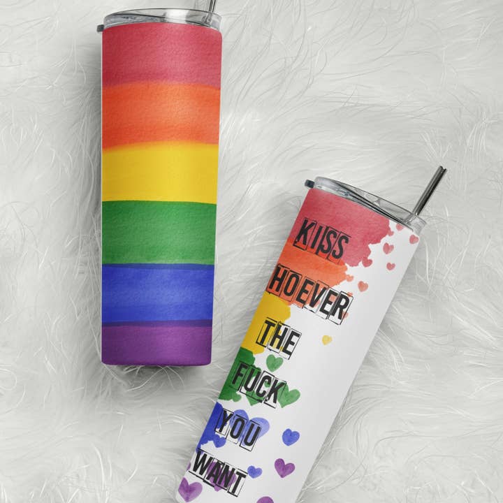 Pride tumbler for wholesale by Creations by Trudy