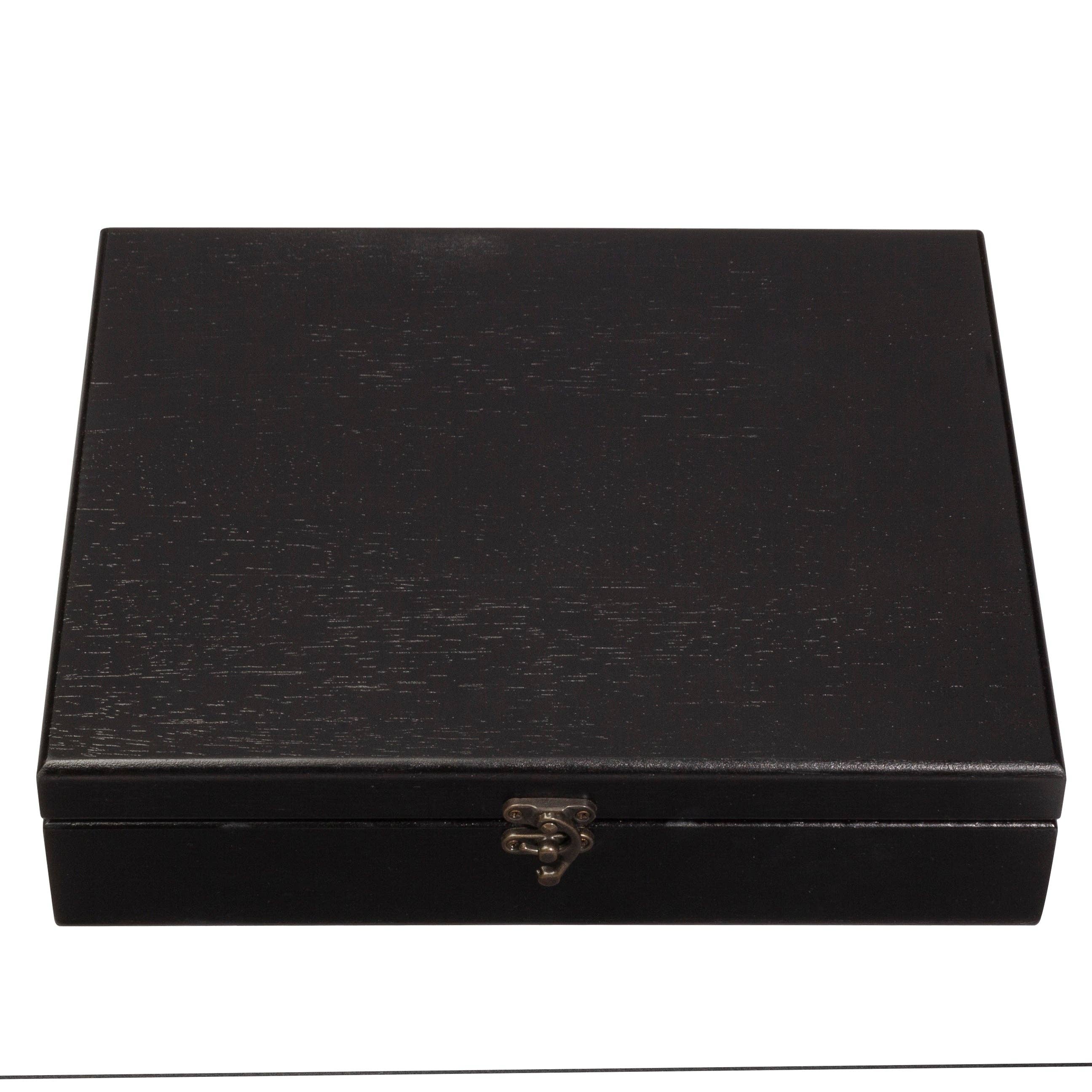 Wood Expressions - Wholesale Decorative Box - Old World Wooden Treasure Box with Brass Latch26