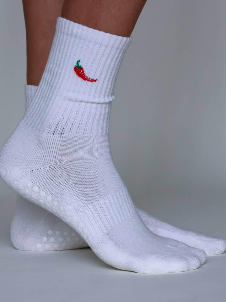 California Grip Socks - Wholesale Socks - Unisex - The Chili Pepper Grip Socks1
