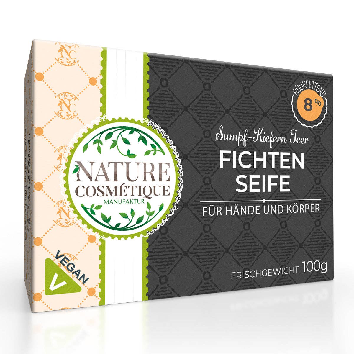 Seifen-Shop - Wholesale Bar Soap - Spruce Soap with Swamp Pine Tar - ORGANIC0