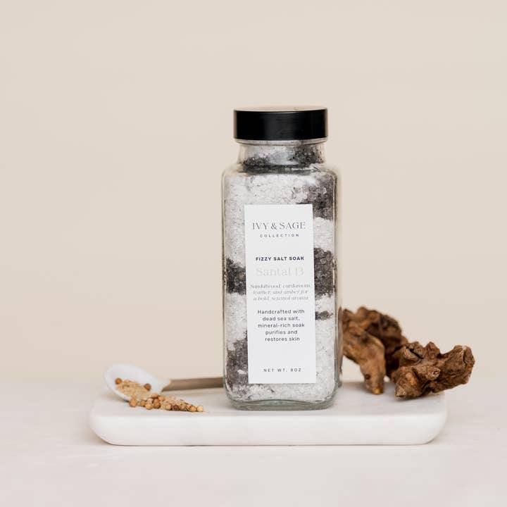 Sel de Bain – Palo Santo, Chaleureux & Boisé pour la vente par Ivy & Sage Collection