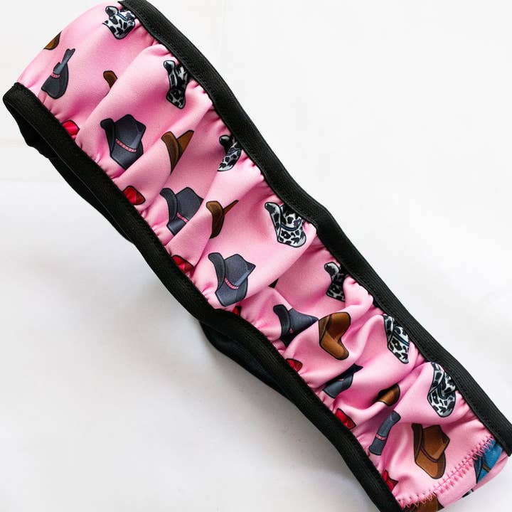 The Front Porch Label - Wholesale Car Decorative Charm - Unisex - Pink Cowboy Hat Steering Wheel Cover1