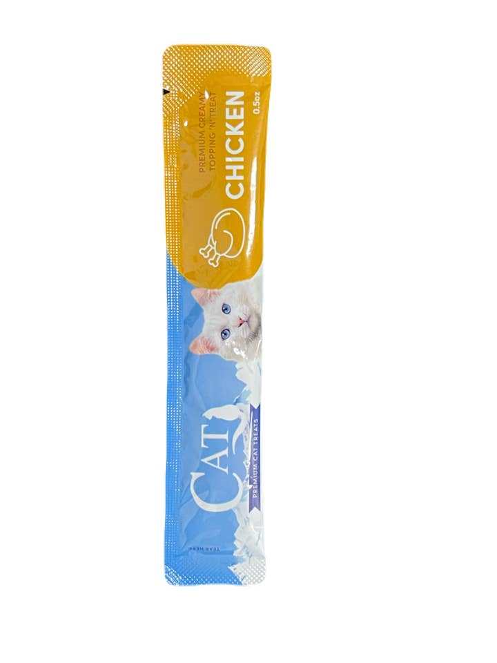 Squeeze Up Cat Treat Chicken .5 Ounce - 4 Pack for wholesale by Scoochie Pet Products