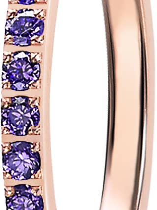 Ultraviolette CZ-ring voor wholesale door CAPRICCI