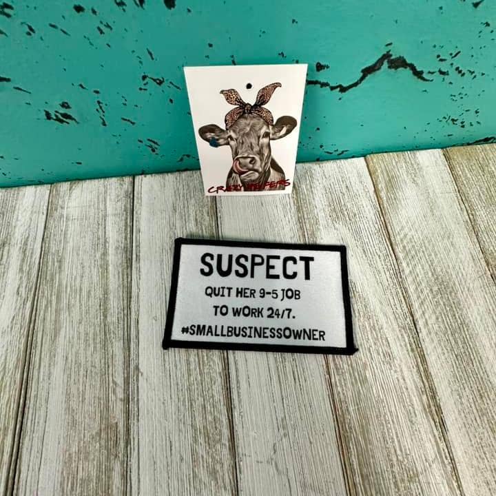 Crazy Heifers Wholesale - Wholesale Patch - DTF Patches Suspect-Iron on: Custom Option Available23