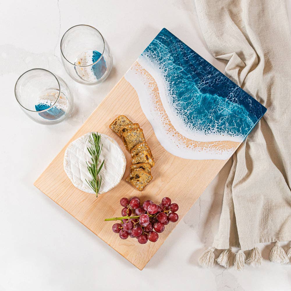 Kay Hova Art + Home - Wholesale Cheese Board - Large Rect. Serving Board2