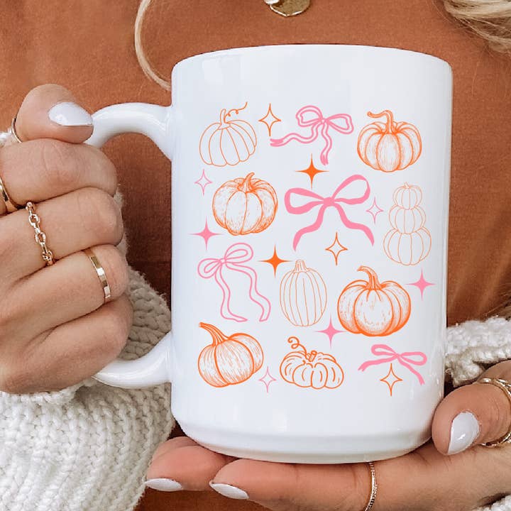 Décoration de citrouille, décoration d'automne, tasse d'automne, tasse à café citrouille pour la vente par Mug and Mini