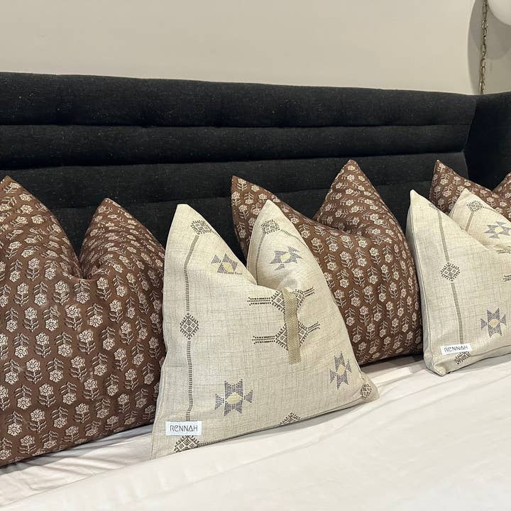 Rennah Collective - Wholesale Throw pillow cover - Roux Pillow Cover9
