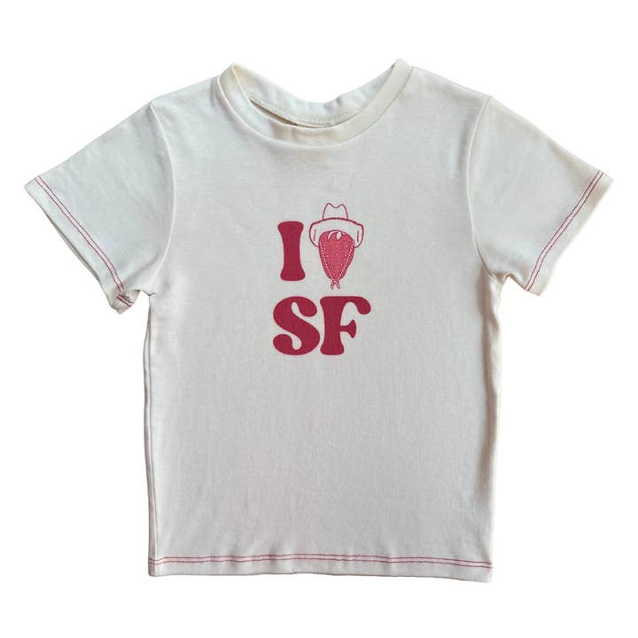 Camiseta para bebé I <3 SF para venta al por mayor de Fruit Face
