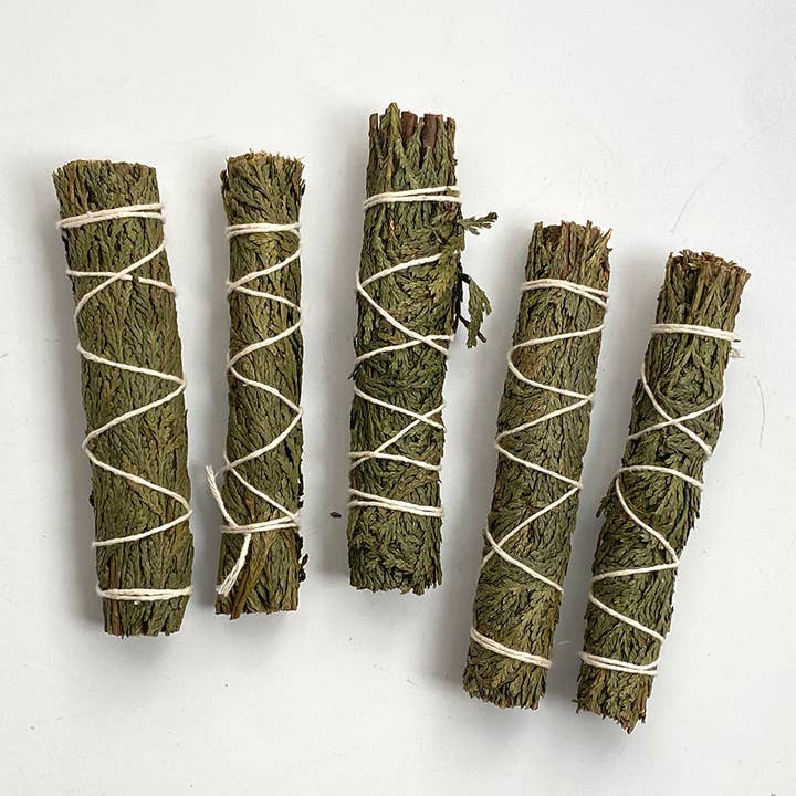 VIE - Wholesale Smudge Stick - Slimline Smudge Stick, Cedar 4"3