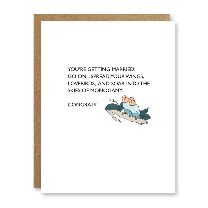 Carte des tourtereaux pour la vente par Boo To You