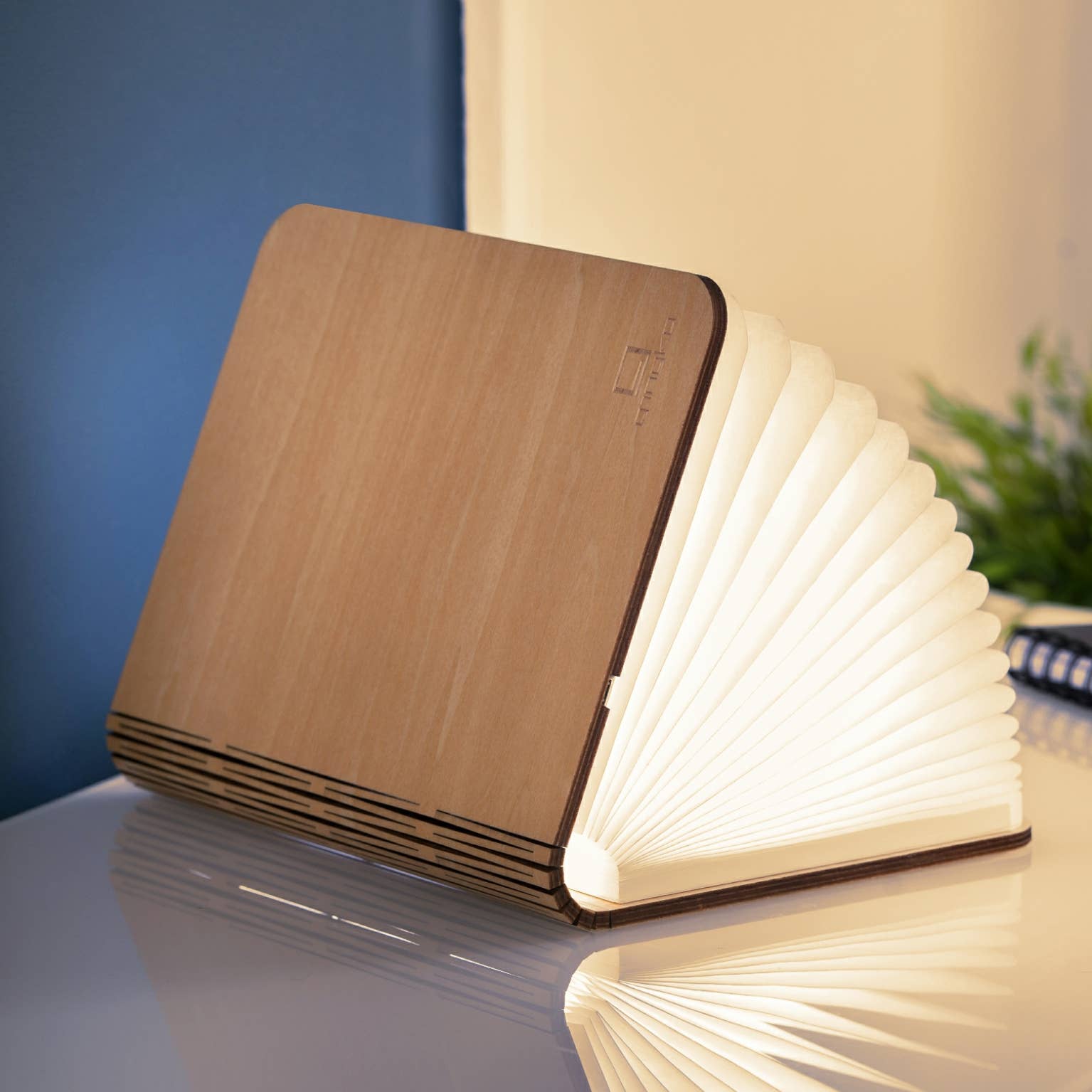 Gingko Design - Wholesale Booklight - Natural Wood Smart Book Light8
