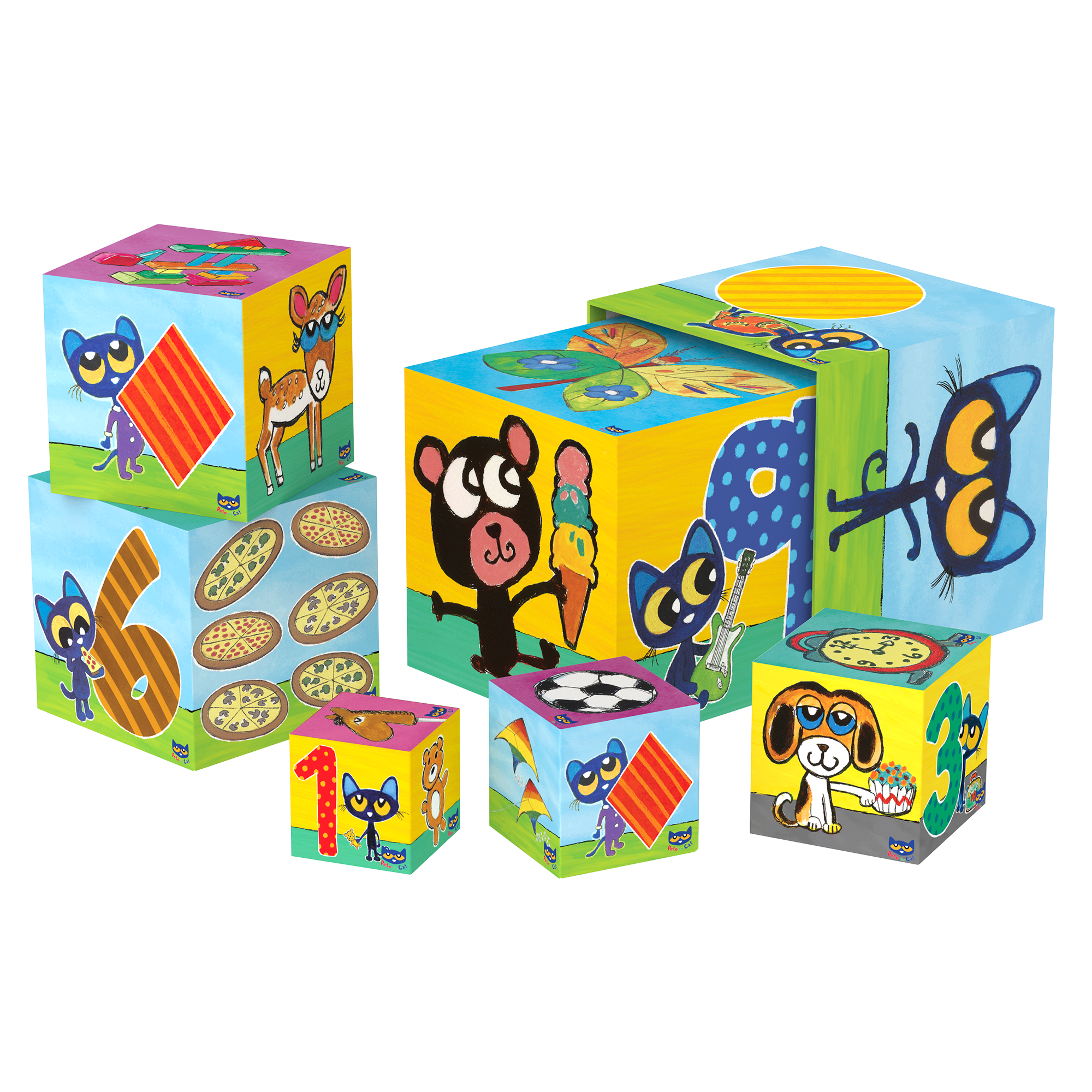 The Learning Journey - Wholesale Stacking Game - Pete the Cat’s Stacking Blocks featuring Pete The Kitty- NEW1
