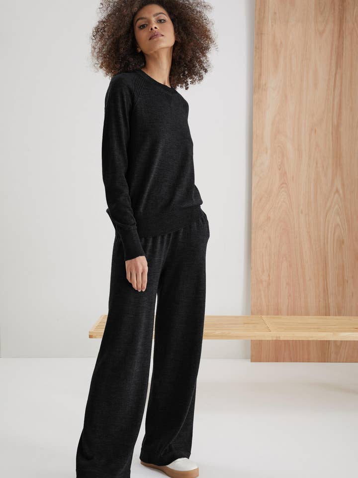 Gehry Afslappet Merino Brede Benbukser for engroshandel hos CNCRT London