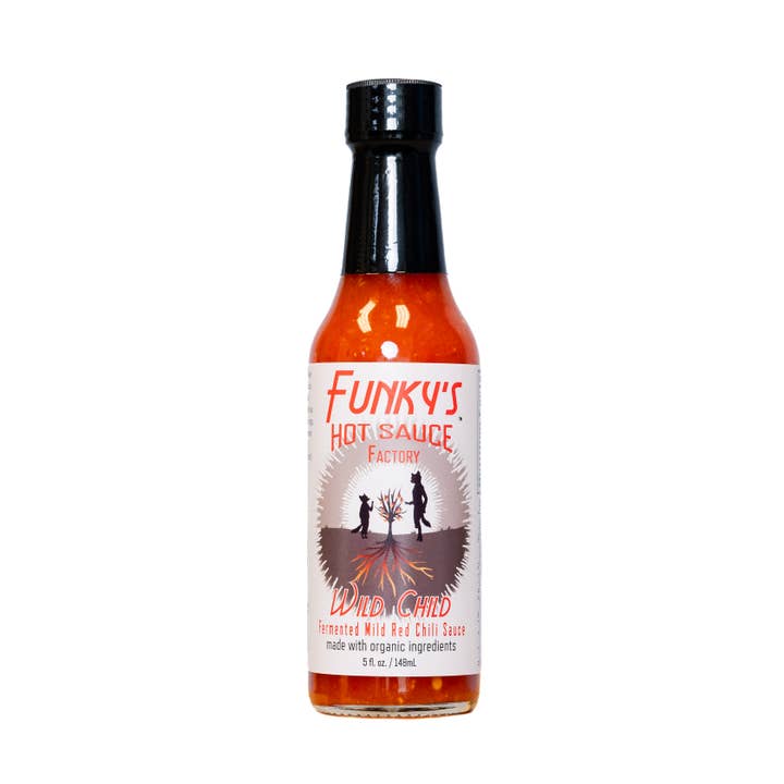 Wild Child (mild) for wholesale by Funky's Hot Sauce Factory