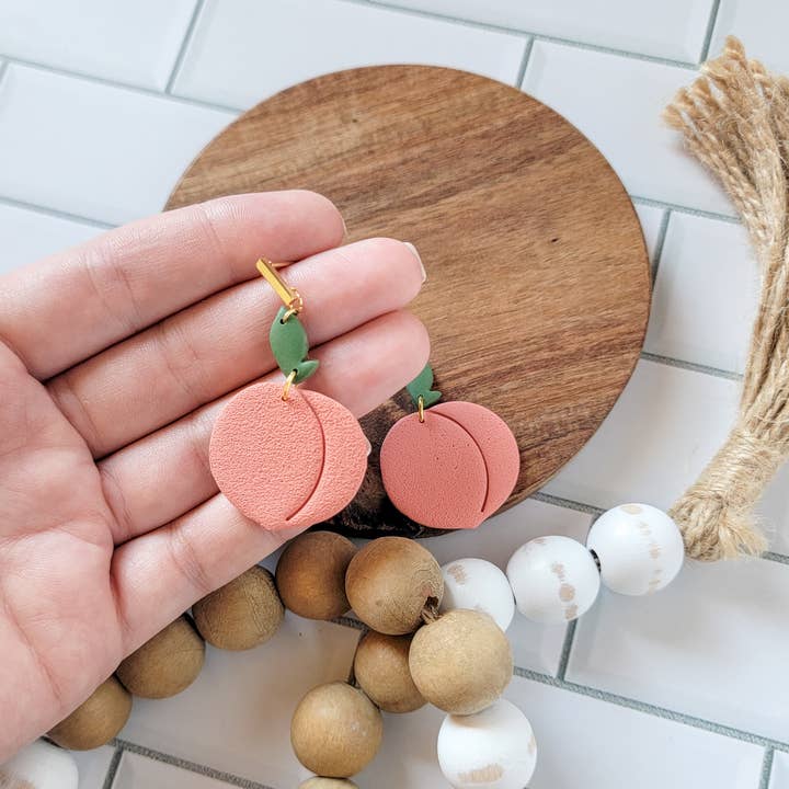 Peach Dangles for wholesale by As Always Designs
