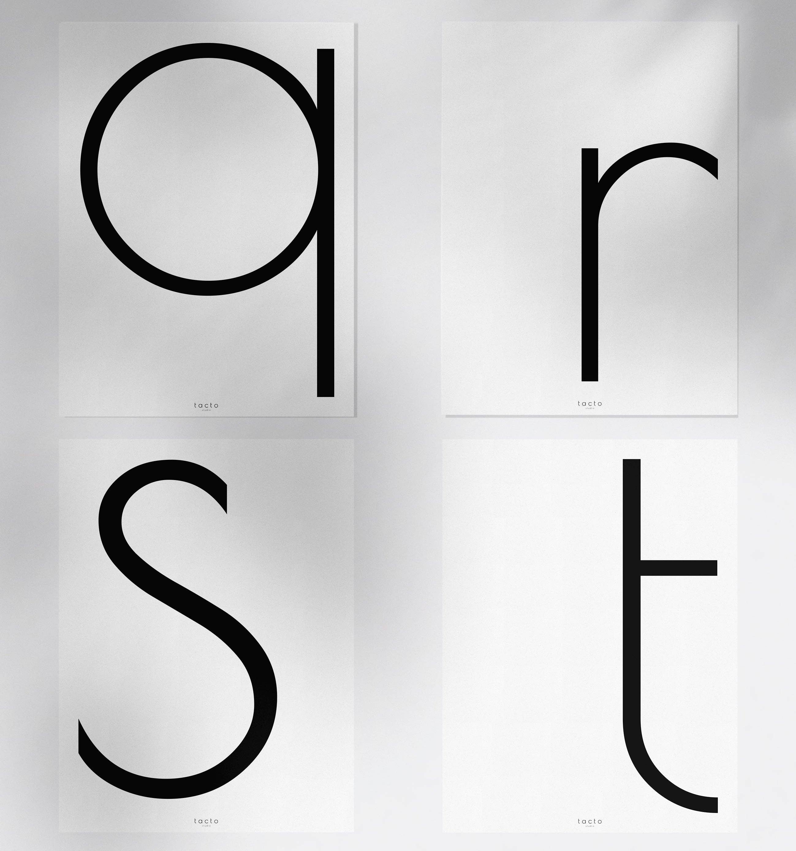 tacto studio - Wholesale Art Print - Letters sheet8