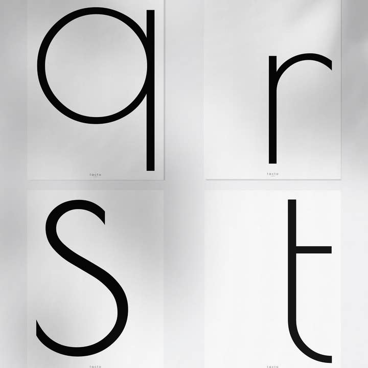 tacto studio - Wholesale Art print - Letters sheet8