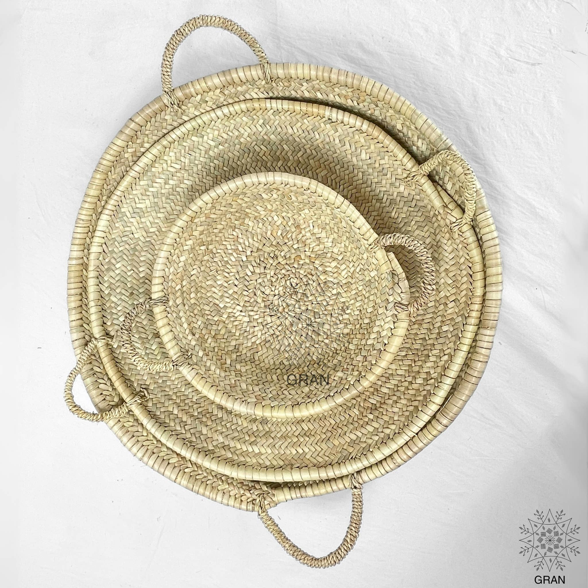 Gran Wholesale - Wholesale Decorative Plate/Dish/Bowl - Moroccan Straw Woven Plate, Handcrafted Wicker Plates11