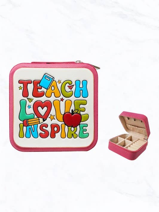 Astuccio per gioielli di ringraziamento per insegnanti per la vendita all'ingrosso da parte di Suzie Q USA