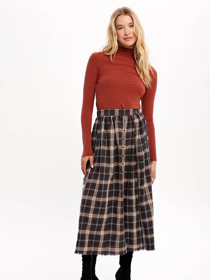 Mystree - Wholesale Skirt - Women's - 20492 Plaid Skirt0