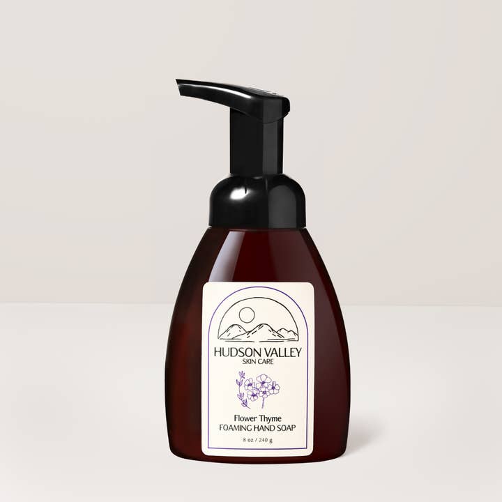 Flower Thyme Foaming Hand Soap for wholesale by Hudson Valley Skin Care