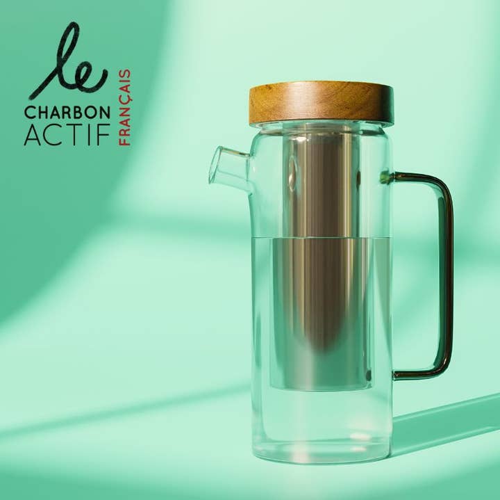 Bijin - Wholesale Water Filter - 1.5L glass filter carafe - eco-friendly design carafe2