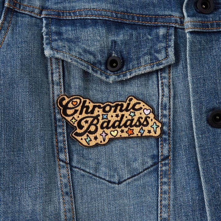 Punky Pins – wholesale Patch – Chronic Badass Iron-on Patch2