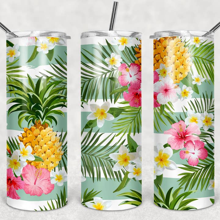 Perfectly Diverse Trendz, LLC - Vendita all'ingrosso Bicchiere/tazza termica - Bicchiere Tropical da 20 once