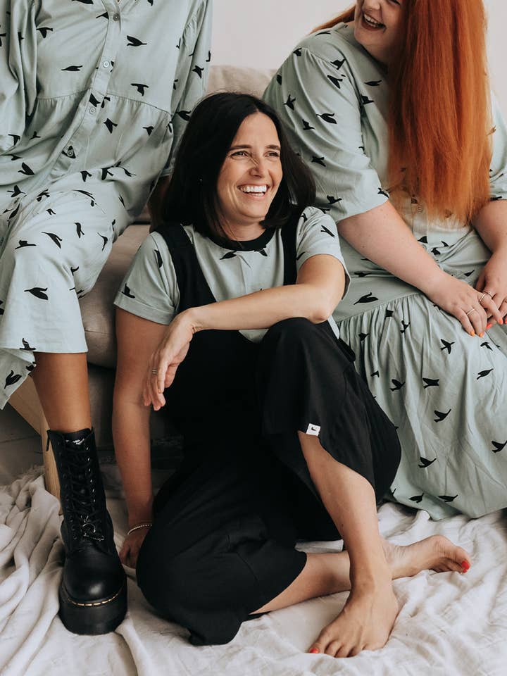 Sam Flying Birds T-Shirt for wholesale by Turtledove London