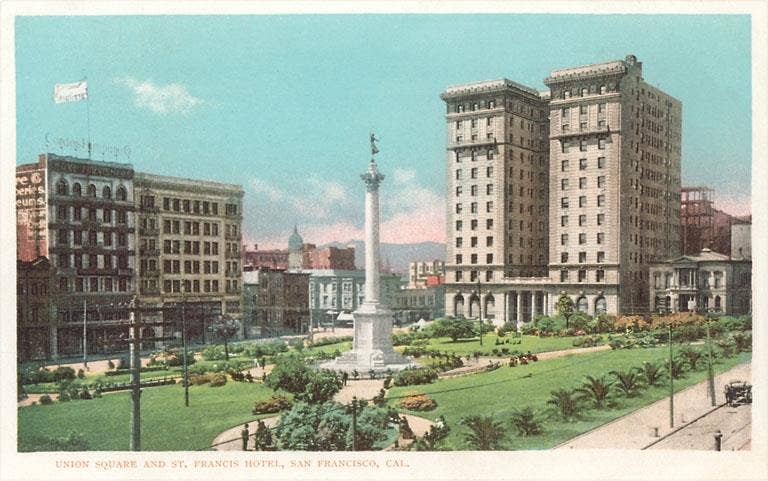 Found Image Press – wholesale Magnet – Magnet SF-608 Union Square0