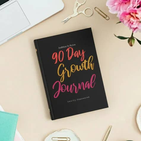 90 dages vækstjournal med prompts for engroshandel hos Smartly Empowered