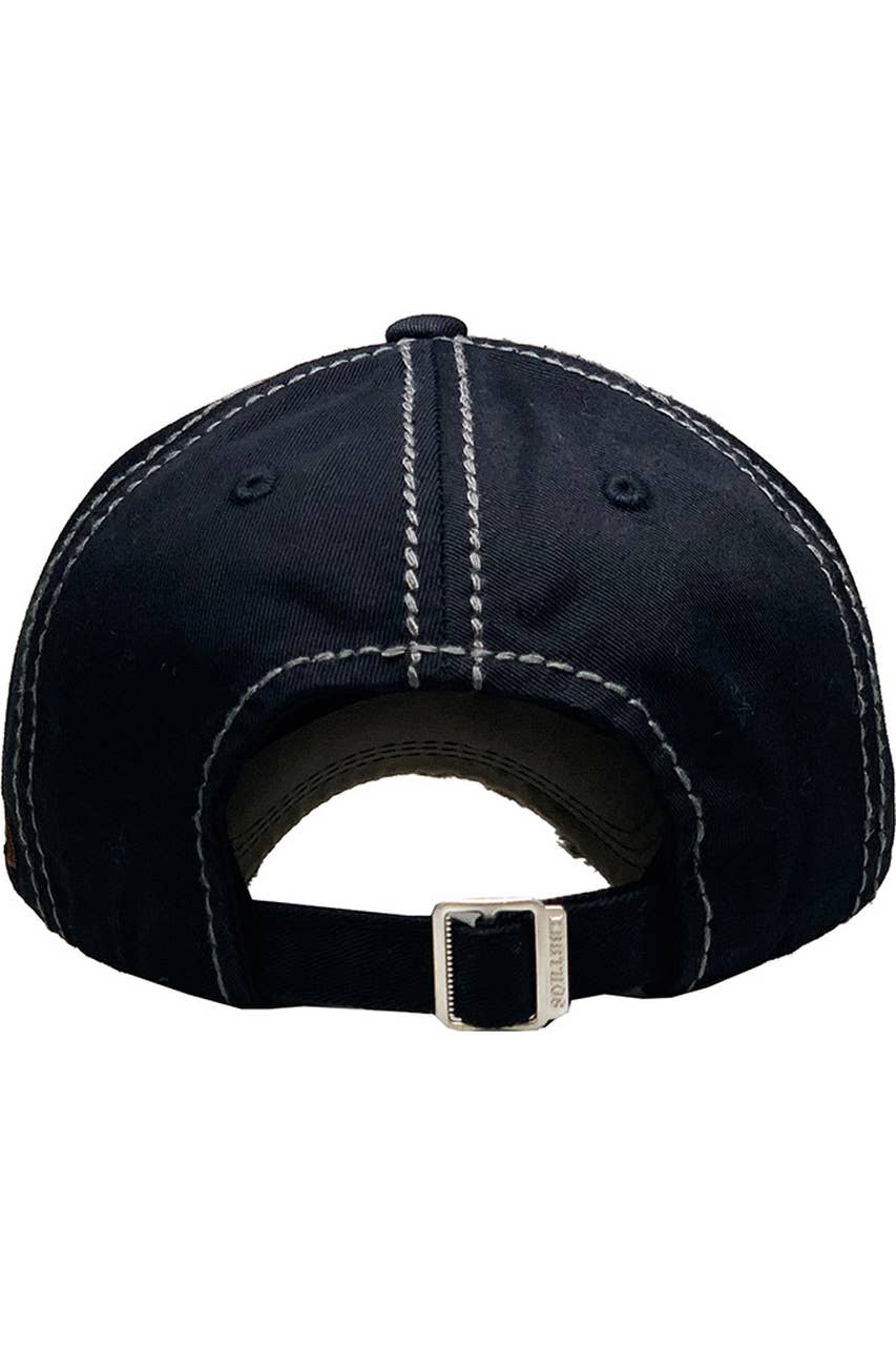 Hana - Wholesale Honkbalpet - Dames - Vintage baseballpet met militaire rangpatch8