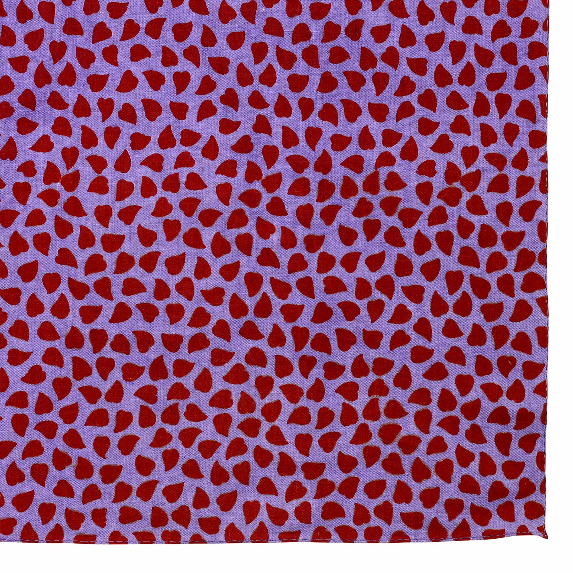 Tribal Trade GmbH - Wholesale Bandana - Women's - Bandana scarf hearts purple red square headscarf1