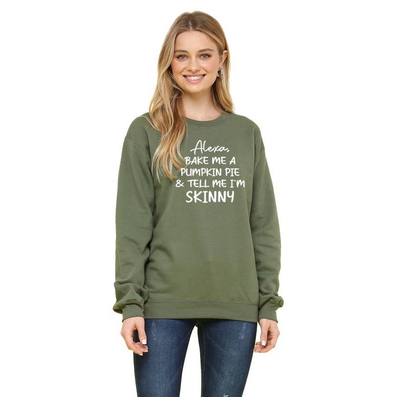 Clothing of America - Wholesale Graphic Sweatshirt - Women's - ALEXA GRAPHIC SWEATSHIRT3