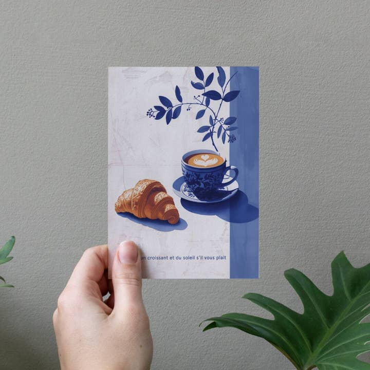 Botanopia - gifts , decor and cards for plant lovers - Wholesale Everyday Greeting Card - Un croissant et du soleil | Everyday Greeting Card in French4
