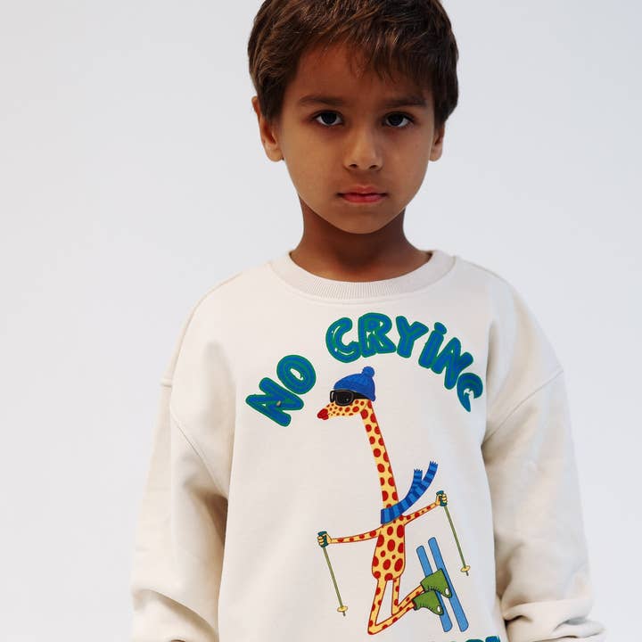 KEIN WEINEN AUF DER PISTE | übergroße Schultern | KINDER für den Großhandel von Minimalist Folk Co.