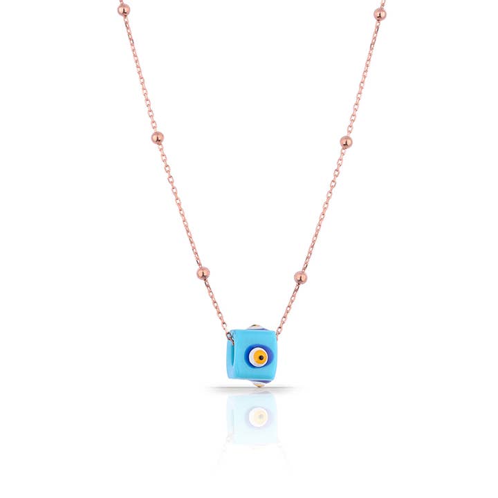 Evil Eye hanger ketting van 925 sterling zilver voor wholesale door Azuris Silver