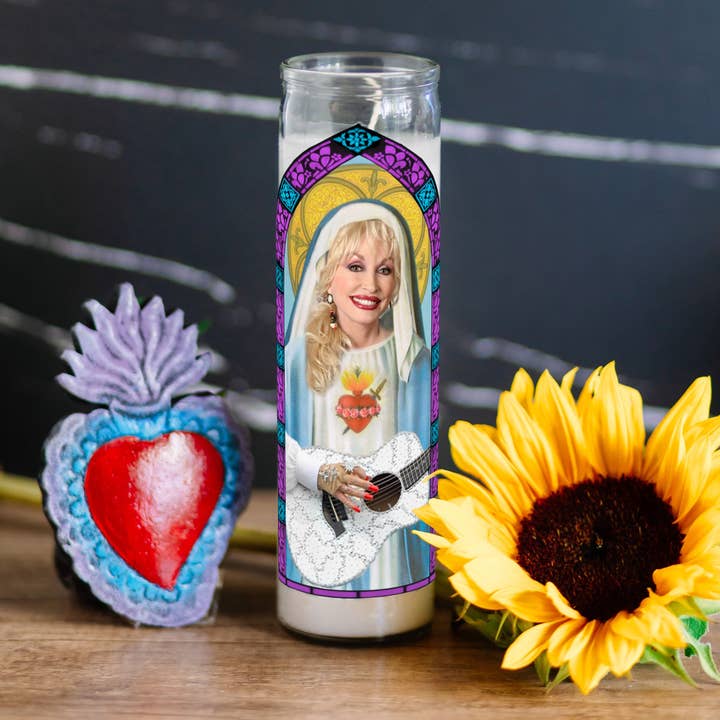 The Eternal Flame - Wholesale Votive Candle - Saint Dolly Parton