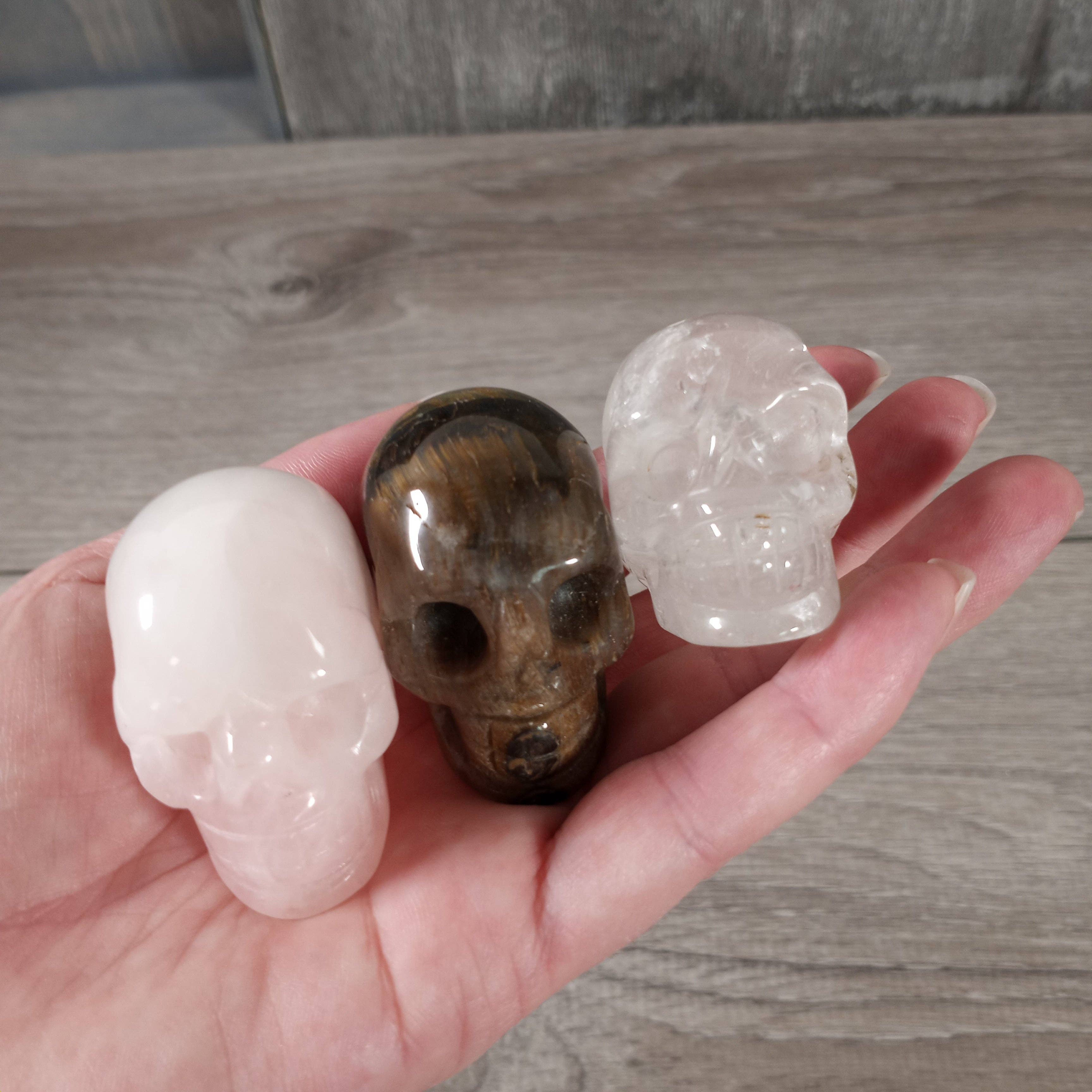 Keystone Crystals - Wholesale Spiritual Stone/Crystal - Assorted Gemstone Skull Figurines – Crystal Carvings in Bulk2