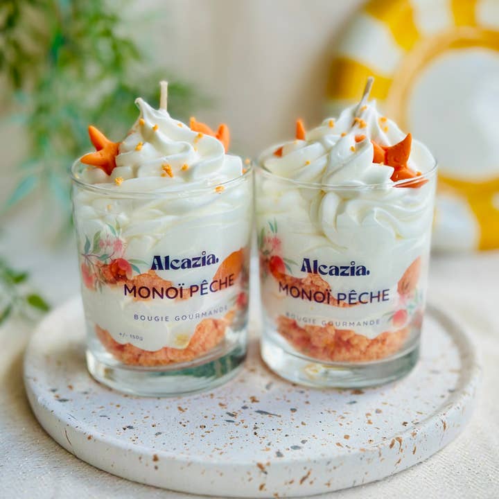 Alcazia - Wholesale Novelty Candle - Gourmet Candle - Monoi Peach3