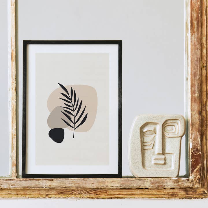 Black & Neutral 02 Art Print for wholesale by Palm & Wild