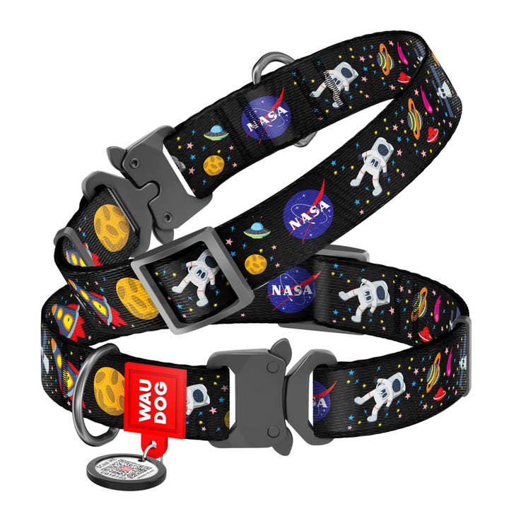 Nylon NASA Collar With Metal Clasp for wholesale by WAUDOG