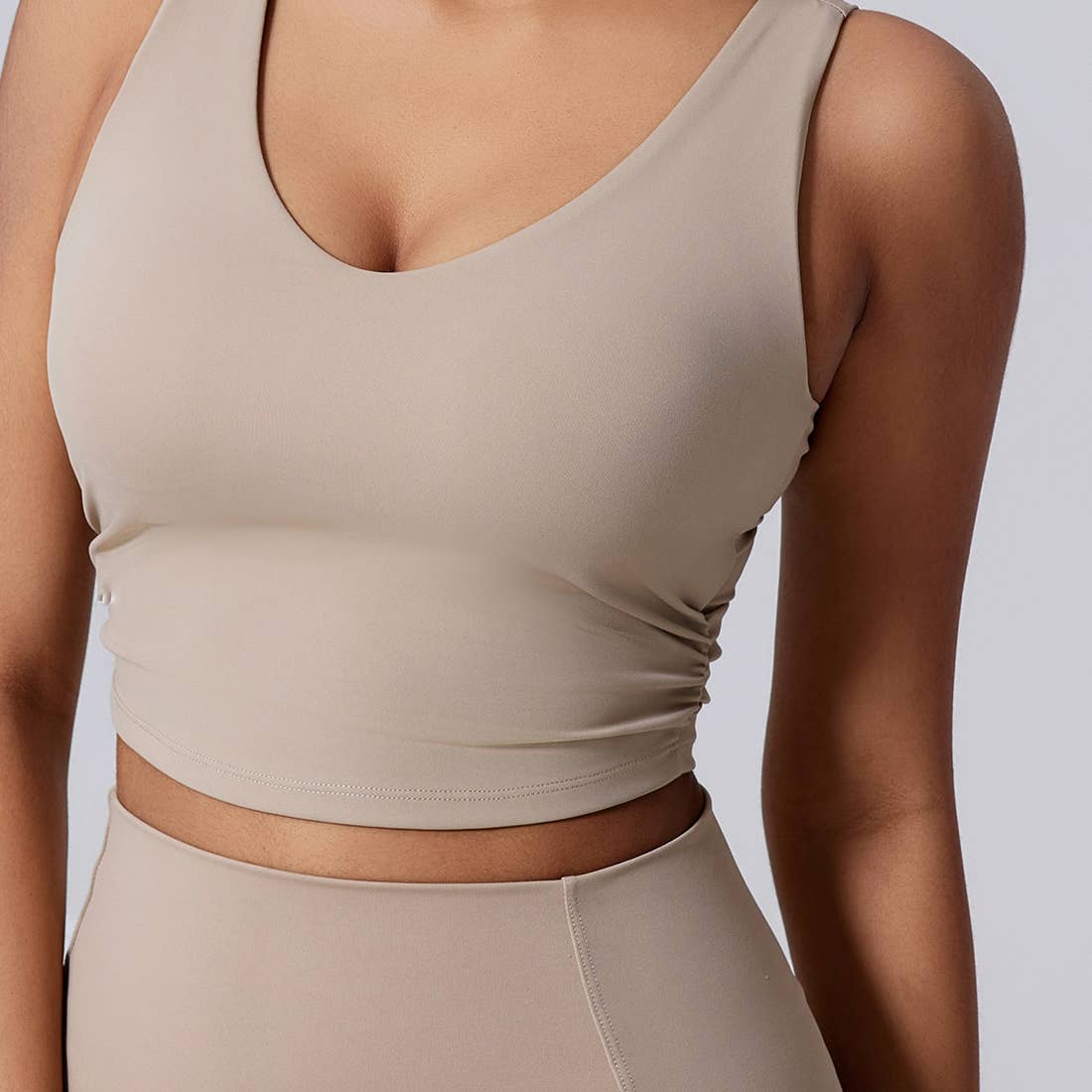 Sodalemon - Wholesale Athletic Top - Women's - Women Open-Back Yoga Bra Waist-Cinching Workout Tank Top11