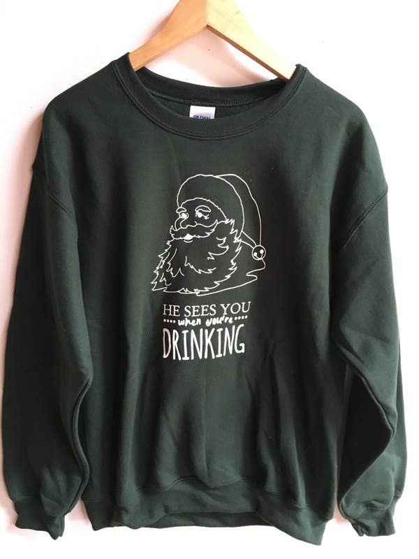 Sweat-shirt de Noël, Sweat-shirt de père Noël pour la vente par &Morgan